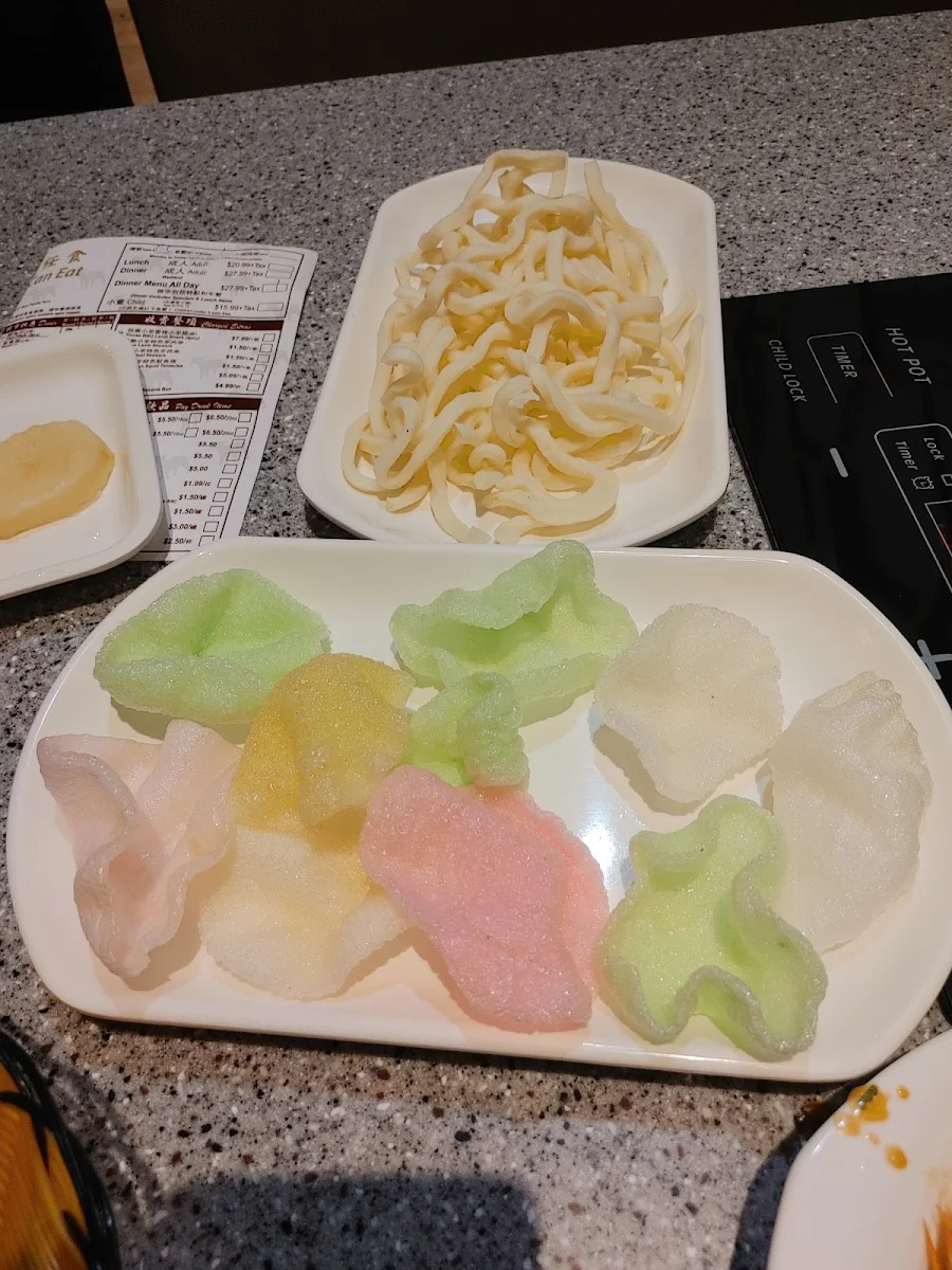 shrimp crackers 5pcs 炸虾片5片5pcs